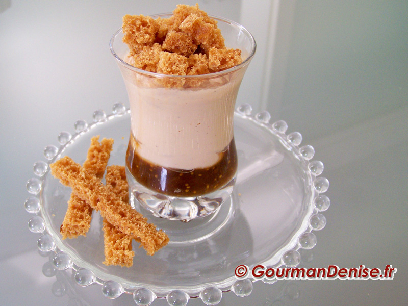 Mousse de foie gras au chutney de figues