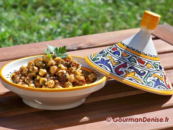 Salade de pois chiche à l’orientale